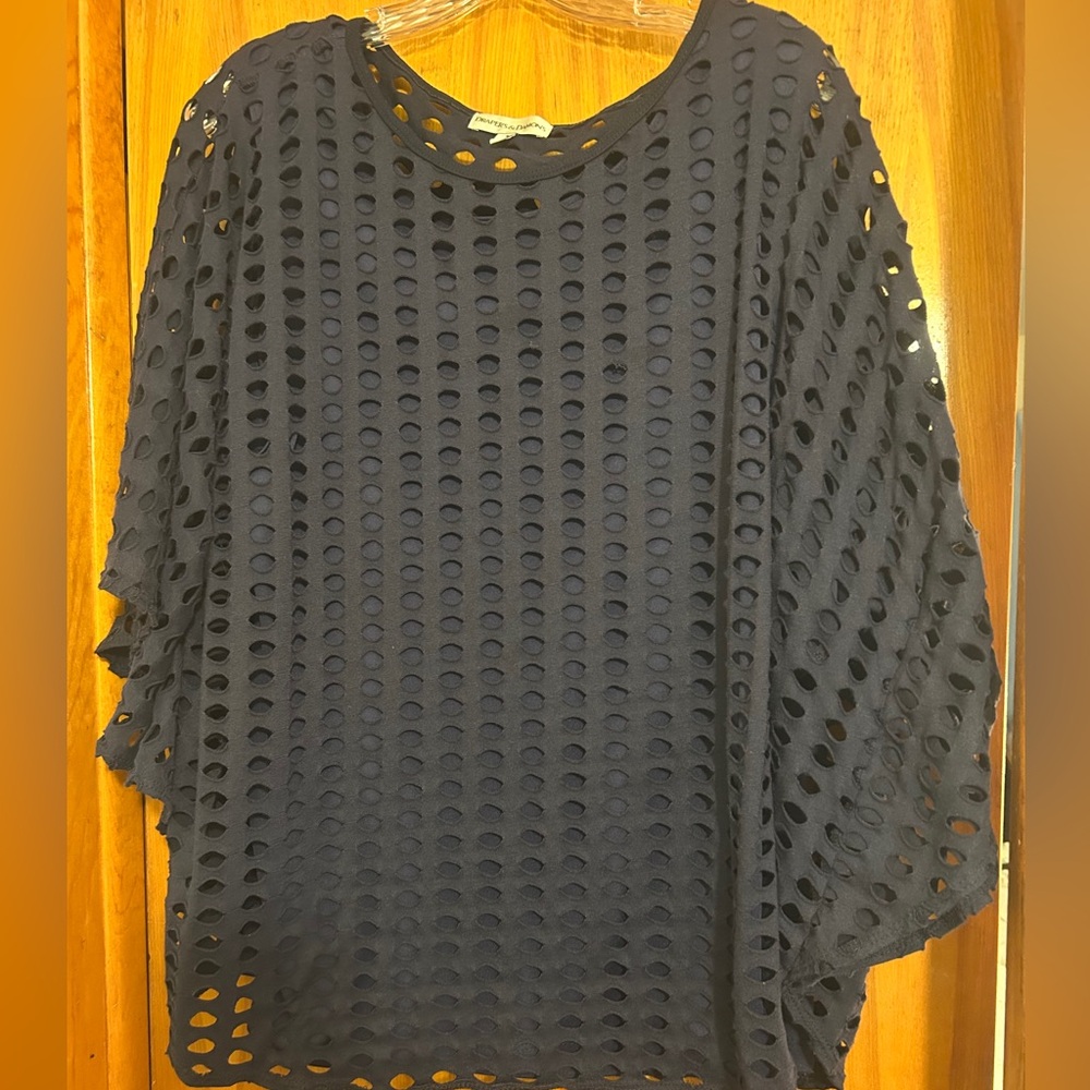 Black double layered top